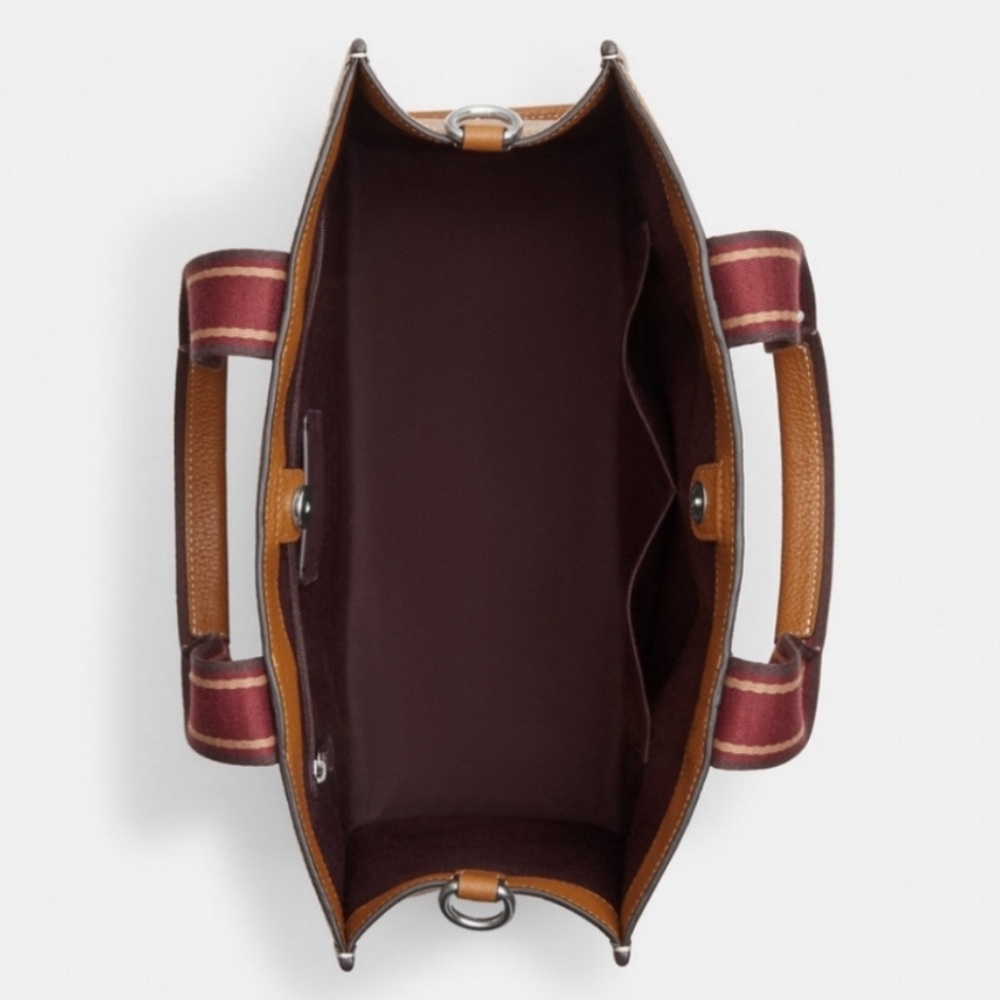 ✨ Coach Large Smith Tote Bag in Penny Multi Leather with Silver Hardware - Picture 6 of 6